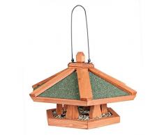 Trixie 5569 natura Futterhaus zum Hängen, ø 42 × 24 cm, braun