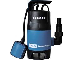 Güde 94630 Schmutzwassertauchpumpe GS4002P mit var.Schwimmerschalter (400W, 7500l/h, 5m max. Förderhöhe)