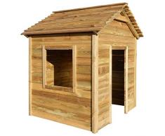 vidaXL Imprägniertes Kiefernholz Spielhaus Kinderspielhaus Gartenhaus Holzhaus