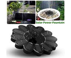 Smallpocket Solar-Brunnen, schwimmend, Mini, Solarbrunnen, Teich, Vogelbad, Solar-Wasserpumpe, Set für Garten, Teich Pool