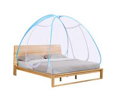 Winload Moskitonetz Bett, Faltbare Mückennetz für Doppelbett, Tragbare Pop Up Fliegennetz Zelt, Doppelter Eingang Reise Insektennetz, Falten Netze für Kinder und Babys Heim Outdoor, 180 * 200 * 150cm