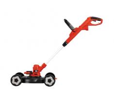 Black+Decker 3-in-1 Multi-Trimmer, Rasentrimmer, Kantenschneider, Rasenmäher (550W, E-Drive, 30 cm Schnittbreite, automatische Fadennachstellung, Einzelfaden 9m, ᴓ 1.6 mm) schwarz orange, ST5530CM
