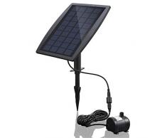 HJJH Solarpumpe, Solarbrunnenwasserpumpe, Solarwasserpumpe Solarbrunnen Solarbetriebene Wasserpumpe für Vogelbad, Garten, Garten, Kleiner Teich