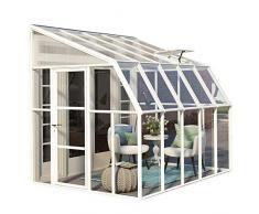 RION Kunststoff Anlehngewächshaus, Tomatenhaus, Wintergarten Sun Room 45 // 322 x 258 x 266 cm // inkl. Dachfenster