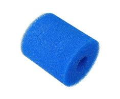 Excras Schwimmbad-Filterschwamm, waschbarer Filterschwamm, wiederverwendbar, für Intex Typ H, Blau