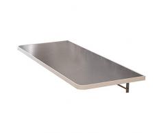 Folding table Edelstahl-Klapptisch Home Wand-Klapp-Esstisch - Gut Tragend/Bequem Klappbar/Platzsparend, Multifunktionaler Wand-Klapptisch