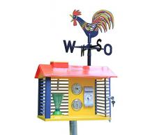 WISSNER aktiv lernen - Wetterhäuschen mit Instrumenten und Wetterhahn