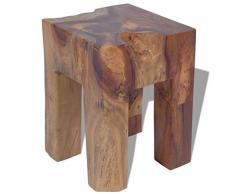 YiYueTrade Hocker Teak Massiv 30x30x40 cm