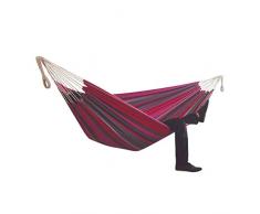 Juliyues Hängematte Outdoor Hängematte 2 Personen - Hand gewebt - 200x150 cm - Tuch-Hängematte belastbar bis 150 kg（Enthält keinen Rahmen）