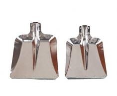 Hallenser RANDSCHAUFEL aus Aluminium (ca. 34 x 33 cm) ohne Stiel