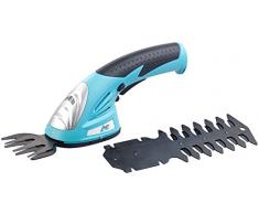 AGT Heckenschere: 2in1-Gras- und Strauchschere mit Li-Ion-Akku, 3,6 V, 1,3 Ah, 1100 U/m (Rasenschere)