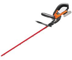 WORX WG260E.9 Akku Heckenschere 20V – Elektro Heckenschere mit Dual Schnittklingen für gleichmäßige Schnitte – Inkl. Schutzköcher – Heckenschere ohne Akku & Ladestation