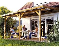 Terrassenüberdachung JUIST I Wintergarten 400x300cm Überdachung Terrasse