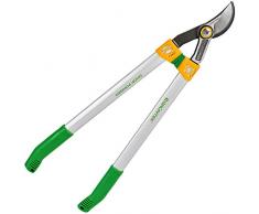 GRÜNTEK Professionelle geschmiedete Astschere X-25, 650 mm, scharfe und bequeme Bypass Baumschere mit Stoßdämpfern, Robustes und sicheres Gartenwerkzeug