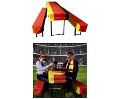 Bierzeltgarnitur Deutschland Bierzelt Auflagen Garnitur 220 cm Fussball fahne