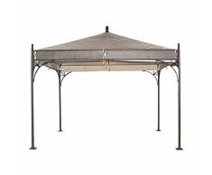 MBM Romeo Elegance Pavillon mit Dach, 3,5 x 3,5 m, beige