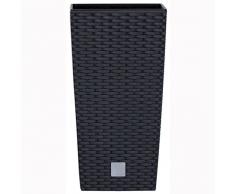 L Größe 75 cm hoch Rato Übertopf + Liner, anthrazit