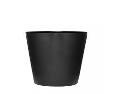 Stonefiber Pot rund S schwarz (ø 38 cm, h 34 cm)