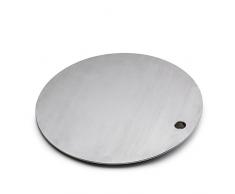 höfats - TRIPLE Tisch und heiße Platte in einem - höhenverstellbar und schwenkbar für Temperaturregulierung - Edelstahl - Zubehör für TRIPLE Feuerschale