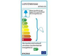 Deko LED Rose weiß pink beleuchtet Batterie Blumentopf Kunstpflanze Blume Kunstpflanze mit Licht für Tisch Tischleuchte Tischlampe