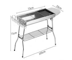 Kleiner Klappbarer Edelstahlgrill Holzkohlegrill Klappgrill Tischgrill Koffergrill Kohlegrill Feuerschale Feuerkorb Lagerfeuer Camping Zelten Festival Party Garten Outdoor Standgrill Edelstahl Grill