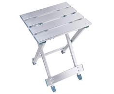 P Prettyia Klappbar Alu Hocker Sitzhocker Klappstuhl Campinghocker für Camping, Angeln, Garten, Reisen, Strand