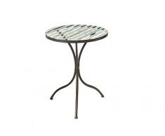 Kobolo Gartentisch Balkontisch Metalltisch Vintagetisch Gartenmöbel