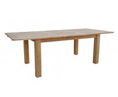 GRASEKAMP Qualität seit 1972 Teak Tisch 120/180x90 cm ausziehbar Esstisch Gartenmöbel Gartentisch Holztisch