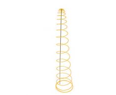 Garten Bronder e.K. 10136.1 SunSpiro - Sonnenspirale, Durchmesser 30 cm, Länge circa 180 cm inklusive Schwingstab 1,25 m und Stecksystem Elvira, Made in Germany, orange