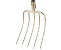 Triuso Dunggabel Mistgabel Gabel mit 5 Zinken Mistforke