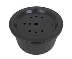 CLGarden Set Springbrunnenbecken 90l mit GFK Deckel Abdeckung Becken für Springbrunnen