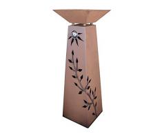 Jabo Design Rost Säule konisch + Schale RS72+S11 XL Säule Blumen Deko Garten Rostsäule + Rostschale
