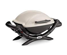 Weber 50060079 Gasgrill Q1000, Titan, Campinggrill, Grillen auf kleinen Balkonen