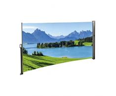 Seitenmarkise mit Fotodruck BERGE