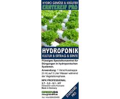 GREEN24 Hydro-Erntereif Nährlösung NPK Voll-Dünger für Kräuter & Gemüse Pflanzen in Hydrokultur und Hydroponik Systemen, Home Gardening Dünger 250ml Nährstoffe als Konzentrat (Pflanzen Ernte)