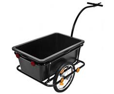 GEORGES Fahrradanhänger, Transportwagen, Handwagen, Anhänger, 150 Kg, 90 Liter