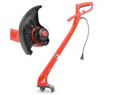 HECHT Elektro-Motorsense 300 Rasen-Trimmer Freischneider (300 Watt inkl. Arbeits-Fadenspule 1,4 kg 220mm Schnittkreis)