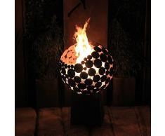 Feuerstelle Kugel d=65 cm mit tiefem Sockel