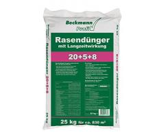 Beckmann Profi Rasendünger 20+5+8 mit Langzeitwirkung, 25 kg