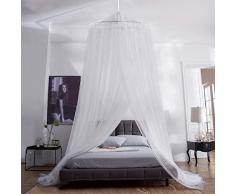 Aerb Moskitonetz Bett, Groß Mückennetz inkl. Montagematerial, Betthimmel, Mückenschutz, MoskitoschutzF, Fliegennetz auch auf der Reise