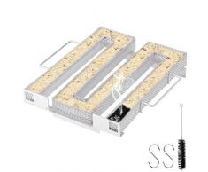 Homealexa Kaltrauchgenerator, Kaltraucherzeuger aus Edelstahl zum Kalträuchern, Cold Smoke Generator, Food Smoker, Meat Smoker für Kugelgrill, BBQ, Smoker, Räucherofen