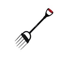 Rasenlüfter, Manueller Vertikutierer Für Garten, Rasen, Moos, Gartenzubehör Aus Metall, Schneidrechen, Kultivator, Rasenbelüfter, Handvertikutierer (Mit Stiel)