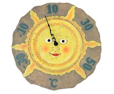 ACTIVA Gartenthermometer Sonnenthermometer Gartendeko Sonne