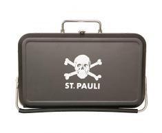 FC St. Pauli Totenkopf Tischgrill/Koffergrill