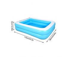 colinsa Aufblasbarer Pool Kinderpool für den Außen, Garten, Haushalts und Kleinkinderbereich
