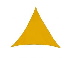 jarolift Sonnensegel Dreieck wasserabweisend 400 x 400 x 400 cm gelb