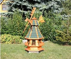 Dekorative Windmühle mit Solar grün Typ 4
