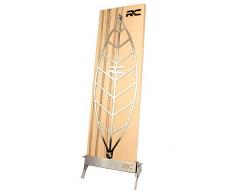 Rerum & Consilium Flammlachsbrett inkl. Halterung aus Edelstahl I für Feuerkorb, Feuerschale I Made in Germany