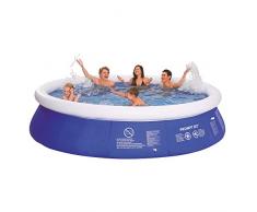 Jilong Marin Blue Rundpool Ø 360x76 cm Quick-Up Swimming Pool Fast-Set Schwimmbad Kinder und Familien Schwimmbecken Schwimmbad für Garten und Terasse, Ersatzbecken ohne Zubehör