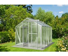myowngreen Hobby Gewächshaus NEU197 x 251 x 202 cm (BxLxH) ein stabiles Treibhaus mit Echtglas Seitenwänden aus Nörpelglas Glashaus für Tomaten, Gurken und Gemüse aller Art gerne auch Blumen, Gebraucht = Fake-Angebot